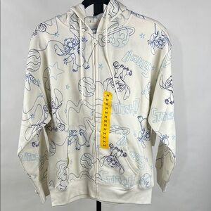 Disney Stitch Cream Embroidered Jacket NWT | Women’s Medium